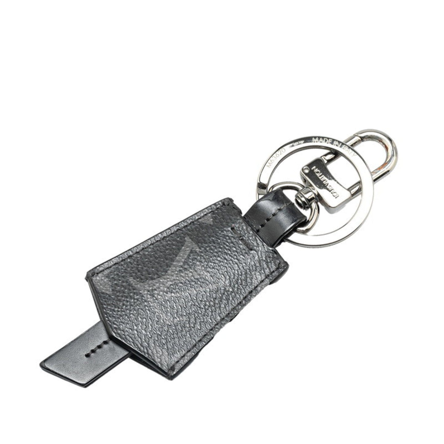 Luxury Canvas Key Holder with Metal Accents