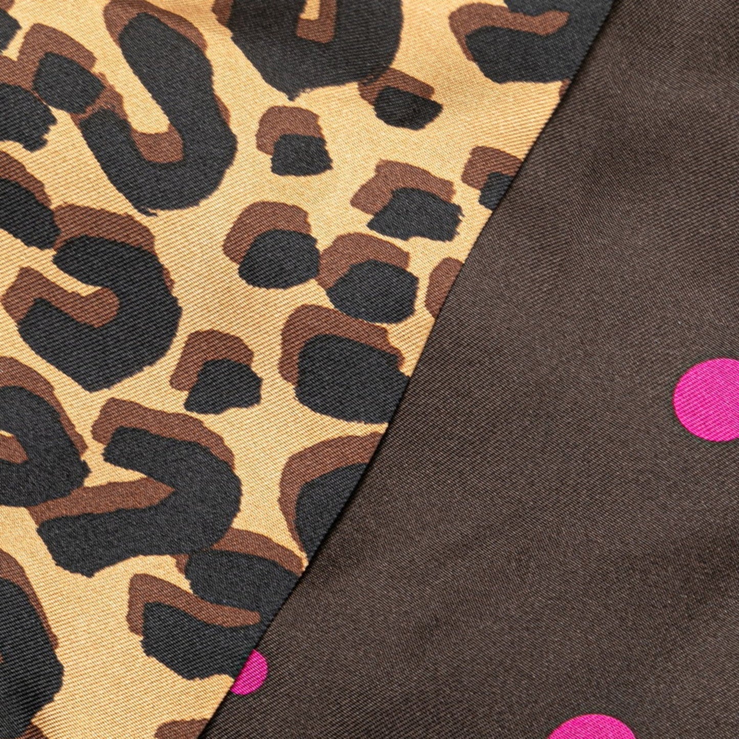Silk Scarf with Slight Stains and Folding Traces