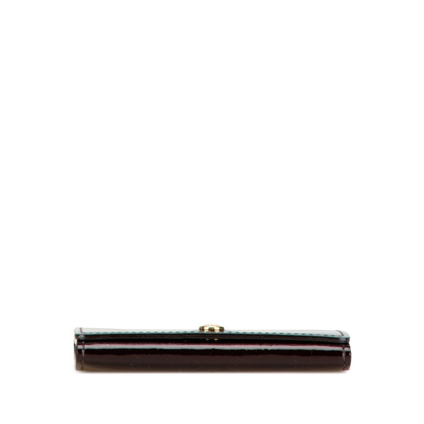 Patent Leather Card Holder with Envelope Design