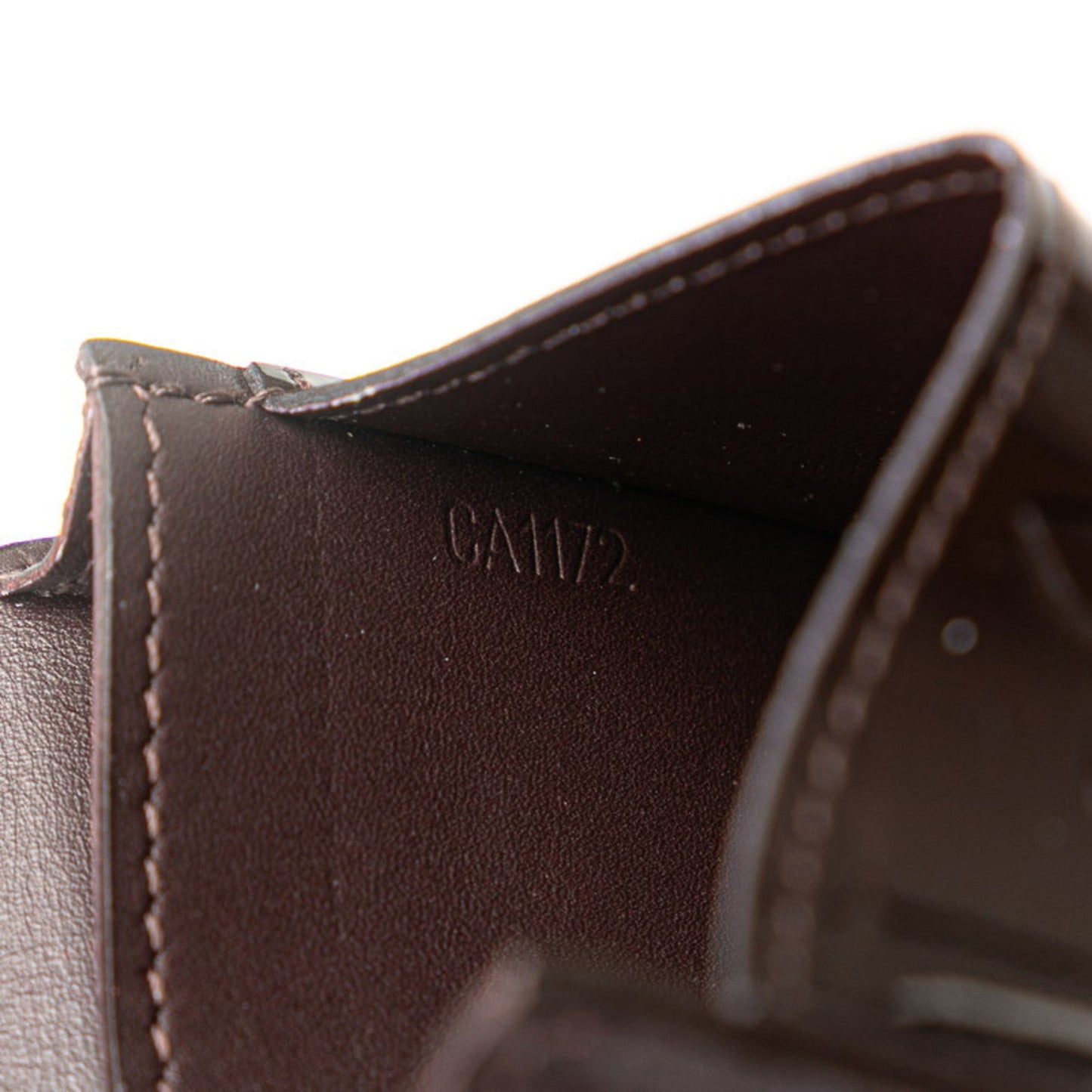 Patent Leather Card Holder with Envelope Design