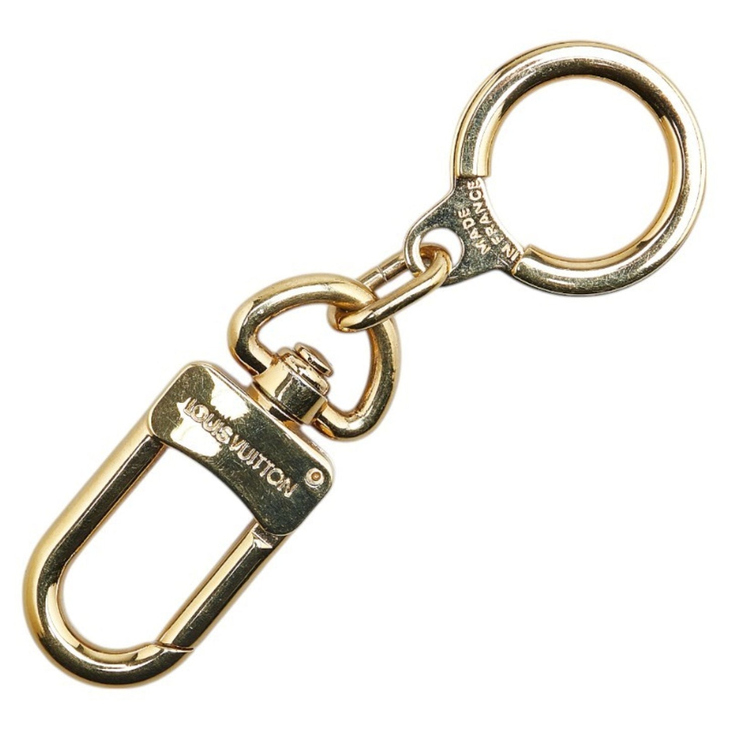 Gold Plated Key Ring with Slight Scratches