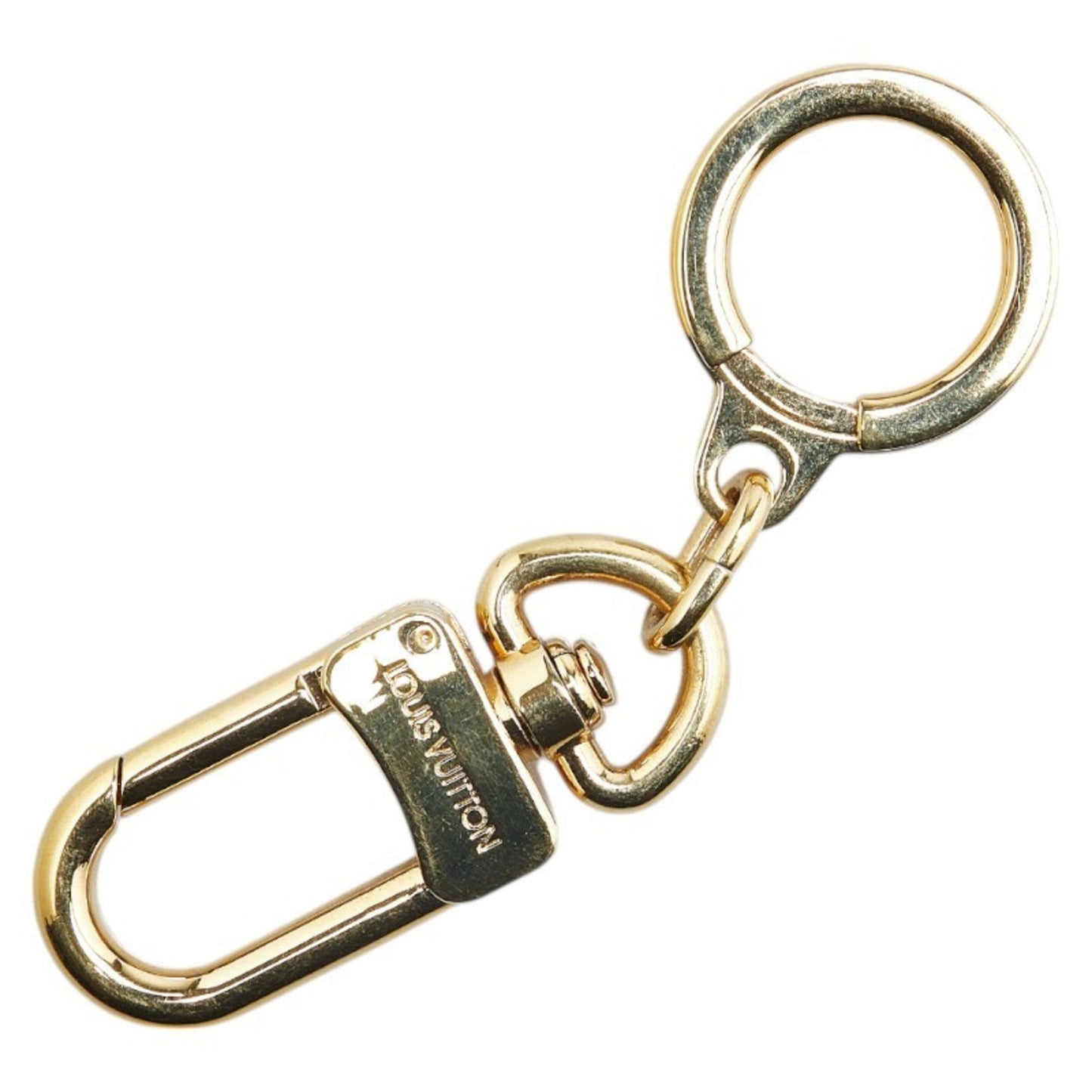 Gold Plated Key Ring with Slight Scratches