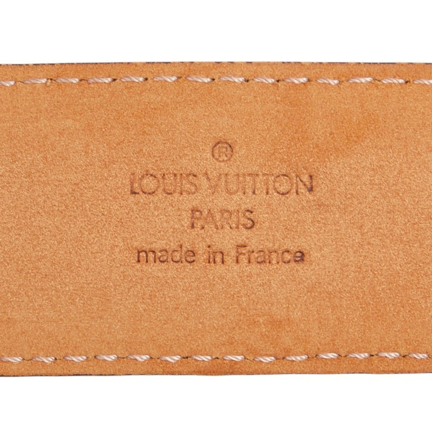 Luxury Leather Belt with Buckle Detailing