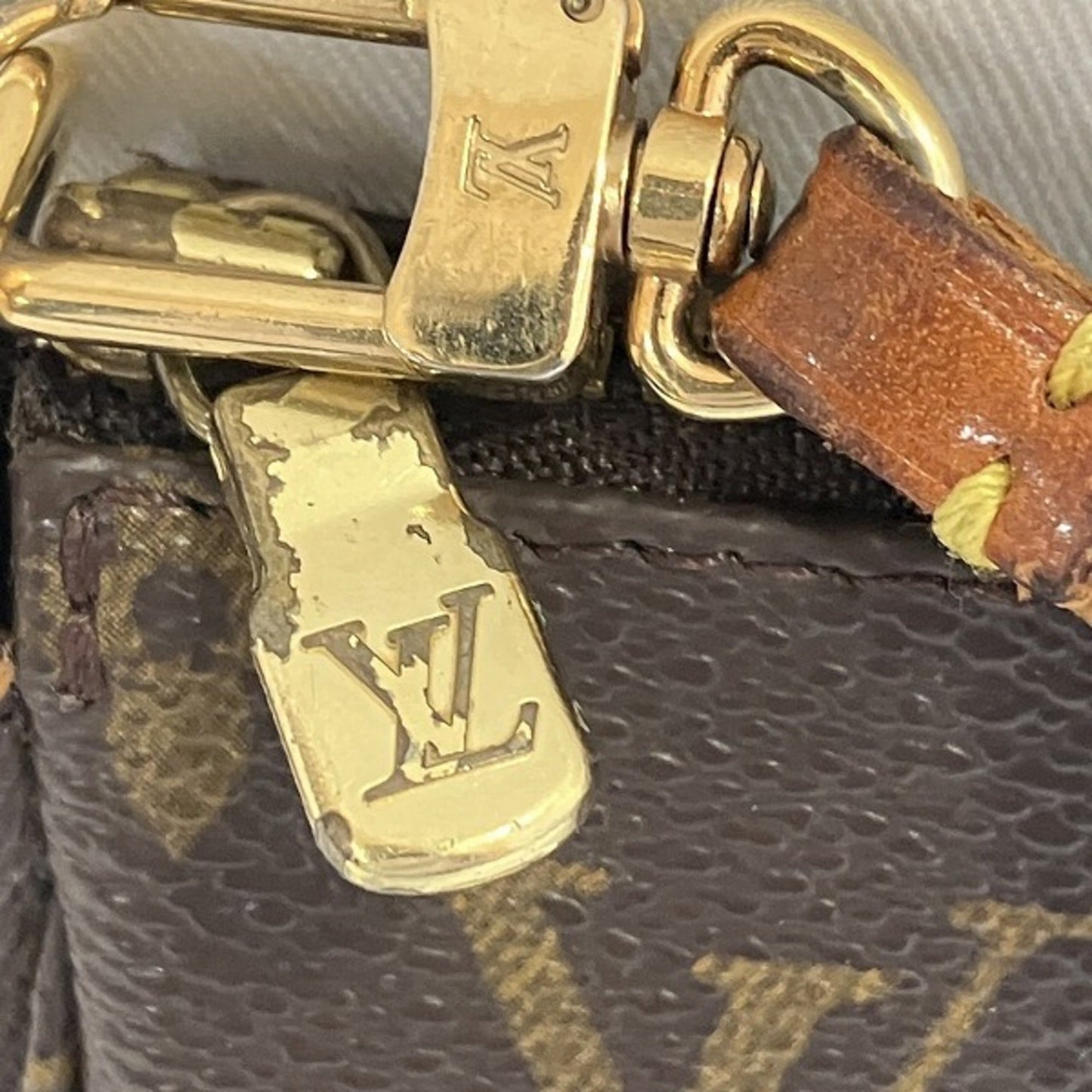 Pochette Accessoire Canvas Crossbody Bag