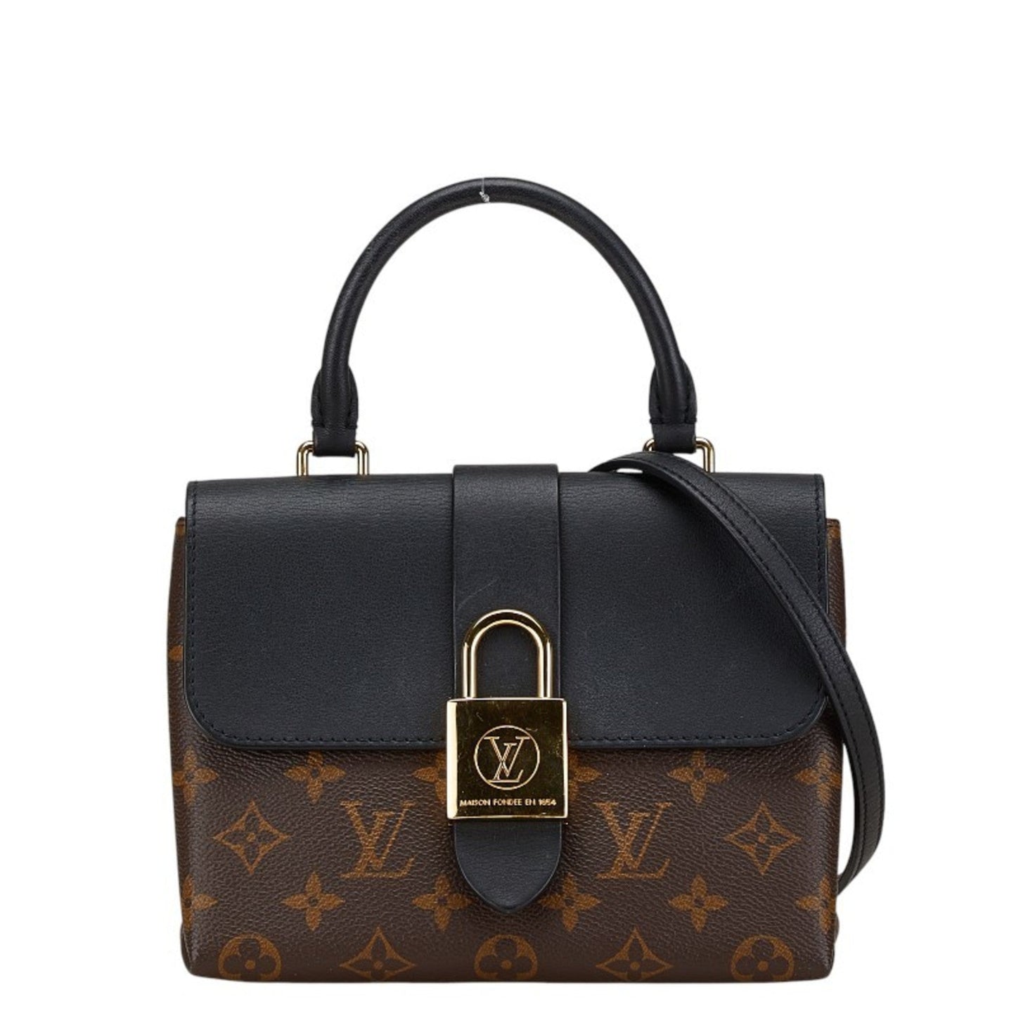 Locky BB Canvas Shoulder Bag with Strap