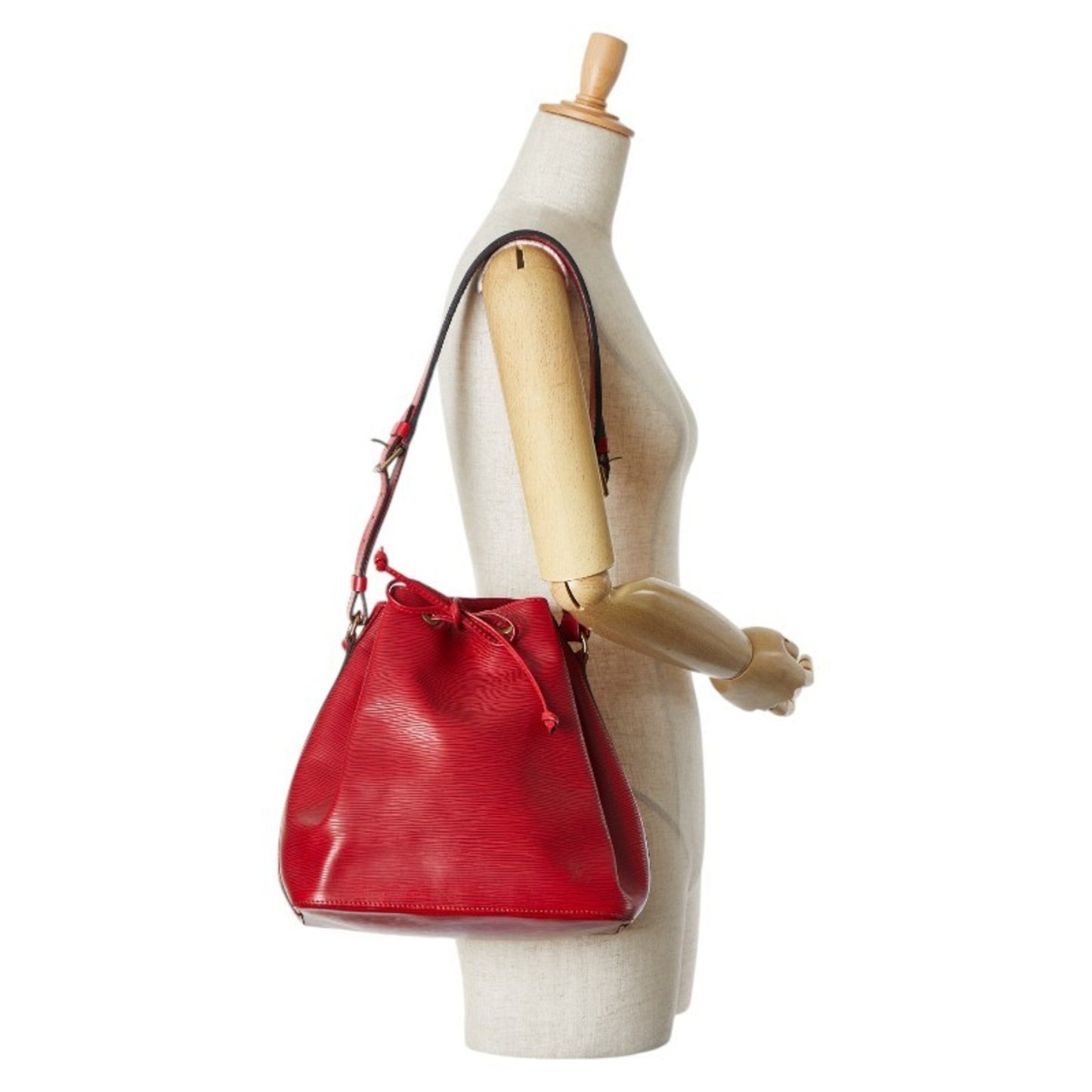 Petit Noe Leather Bucket Bag