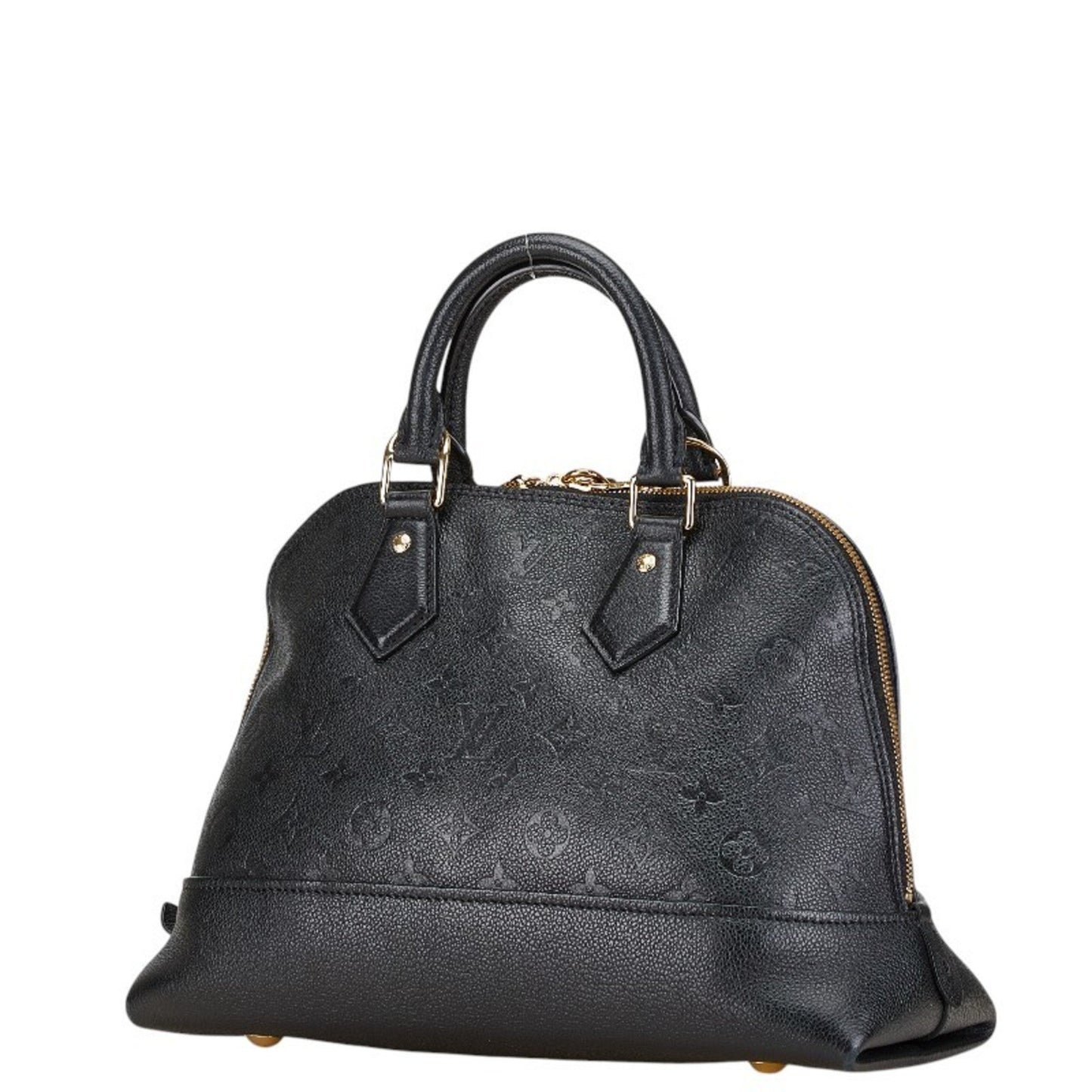 Leather Alma Handbag with Clochette Key Padlock Shoulder Strap