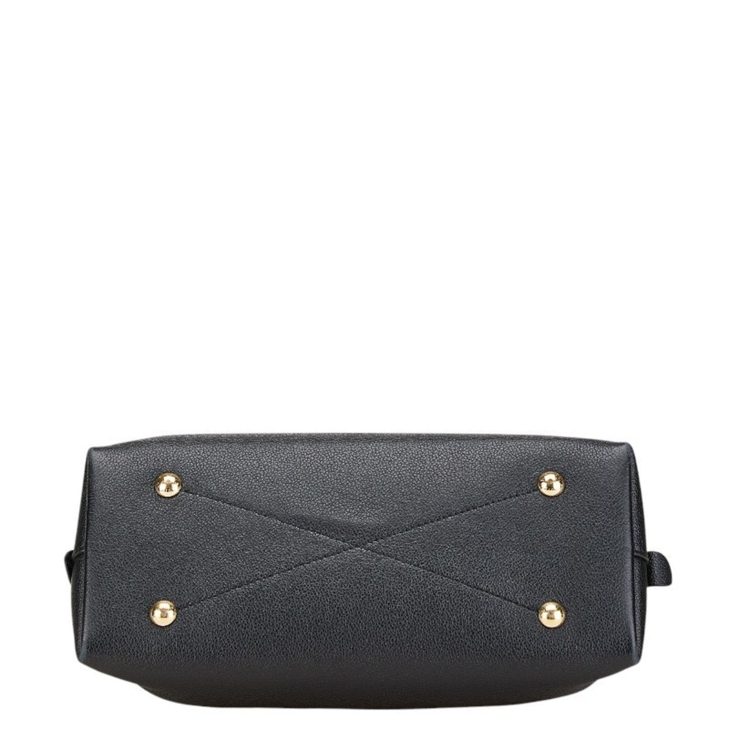 Leather Alma Handbag with Clochette Key Padlock Shoulder Strap