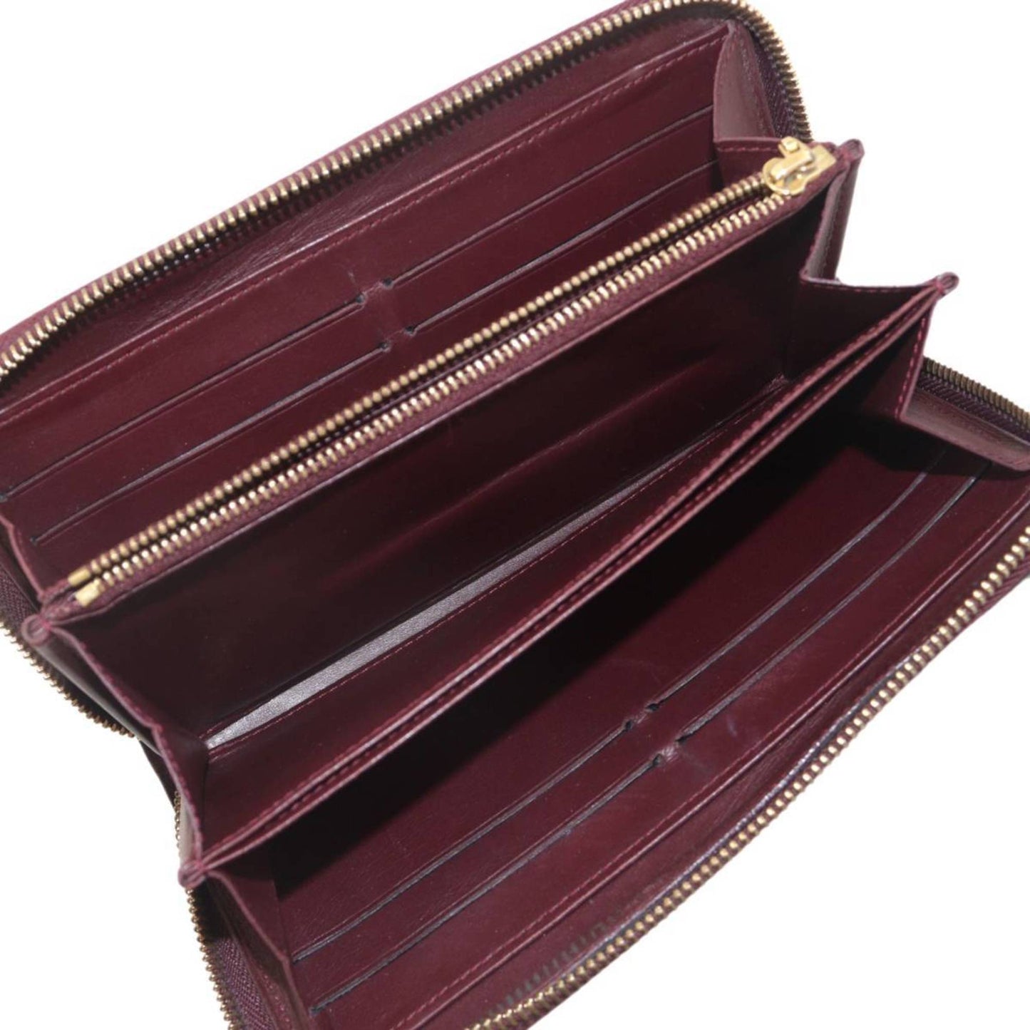 Patent Leather Zippy Wallet with Multiple Compartments