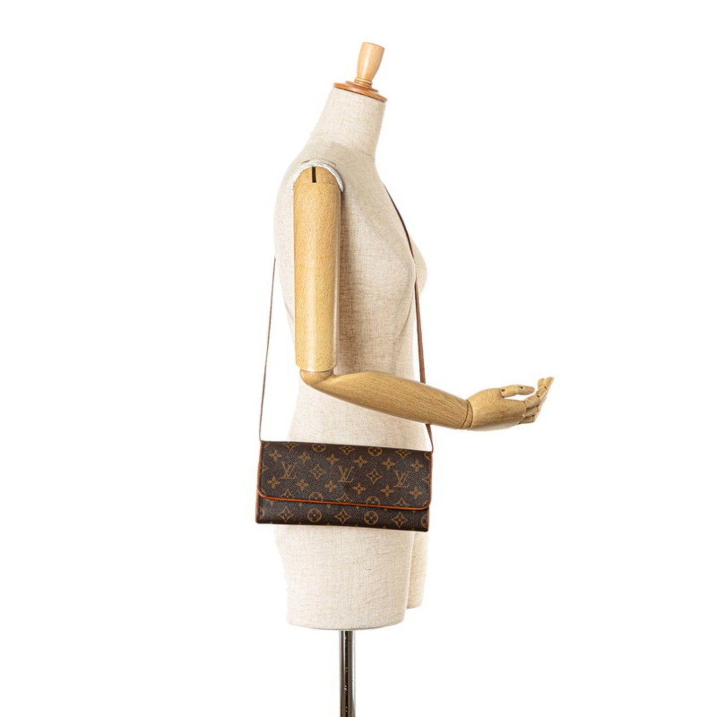 Pochette Twin GM Canvas Clutch