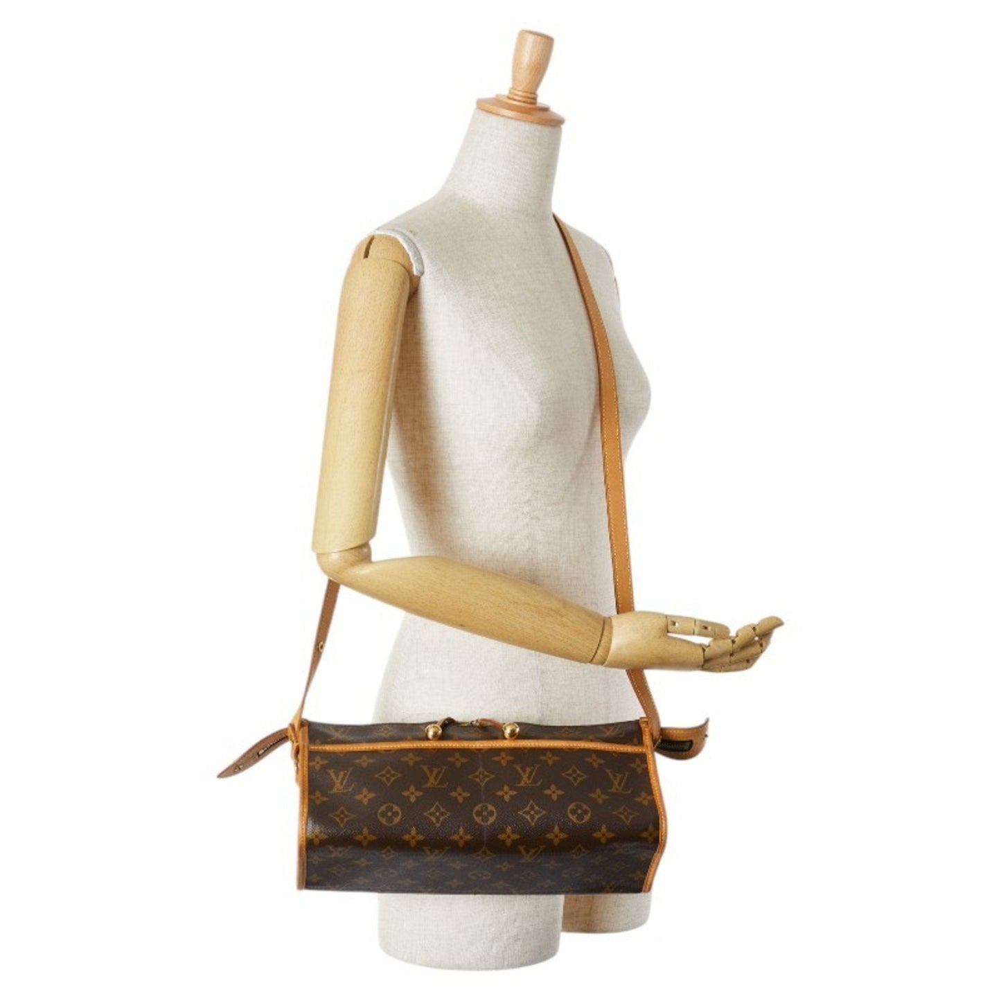 Popincourt Canvas Handbag with Good Condition and Minimal Wear