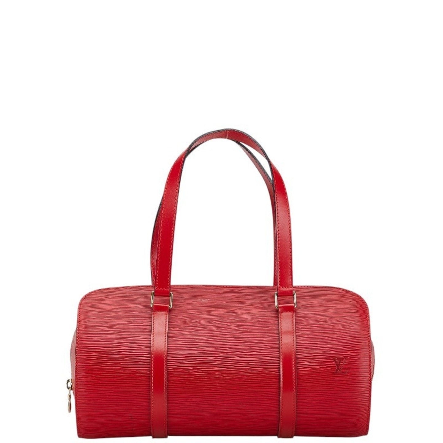 Leather Soufflot Handbag with Slight Wear