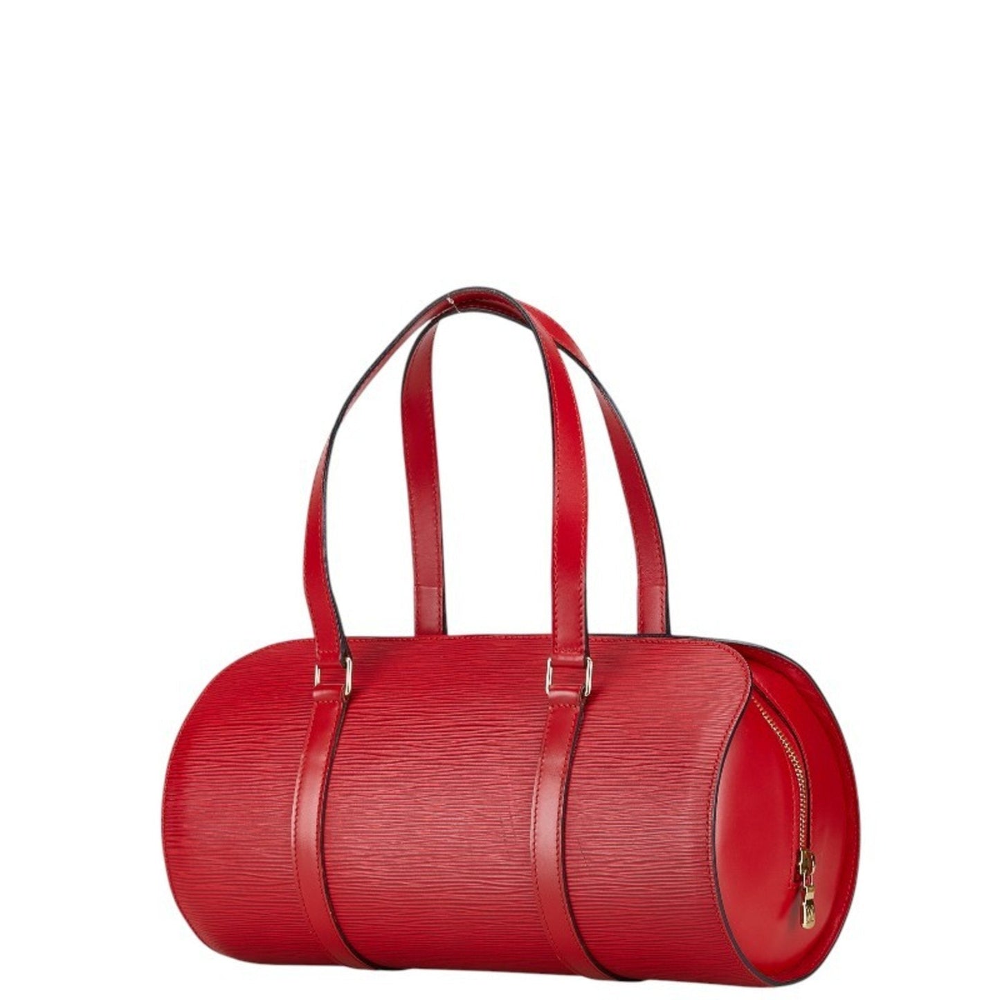 Leather Soufflot Handbag with Slight Wear
