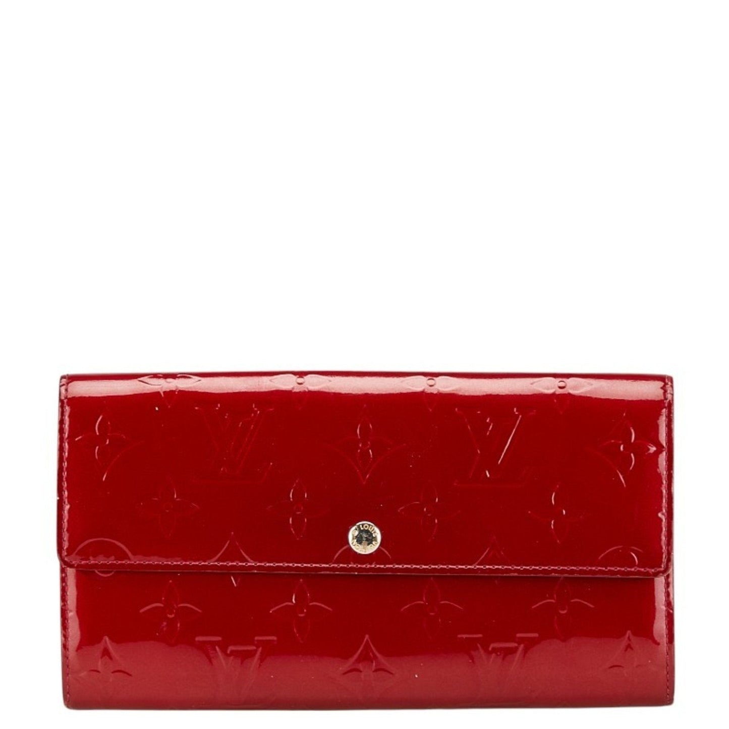 Patent Leather Wallet with Multiple Compartments