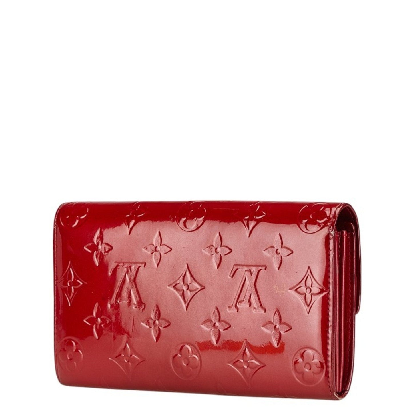 Patent Leather Wallet with Multiple Compartments