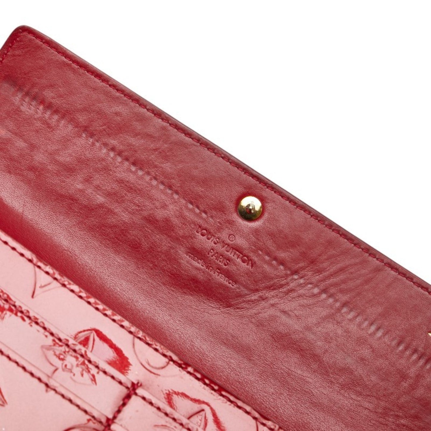 Patent Leather Wallet with Multiple Compartments