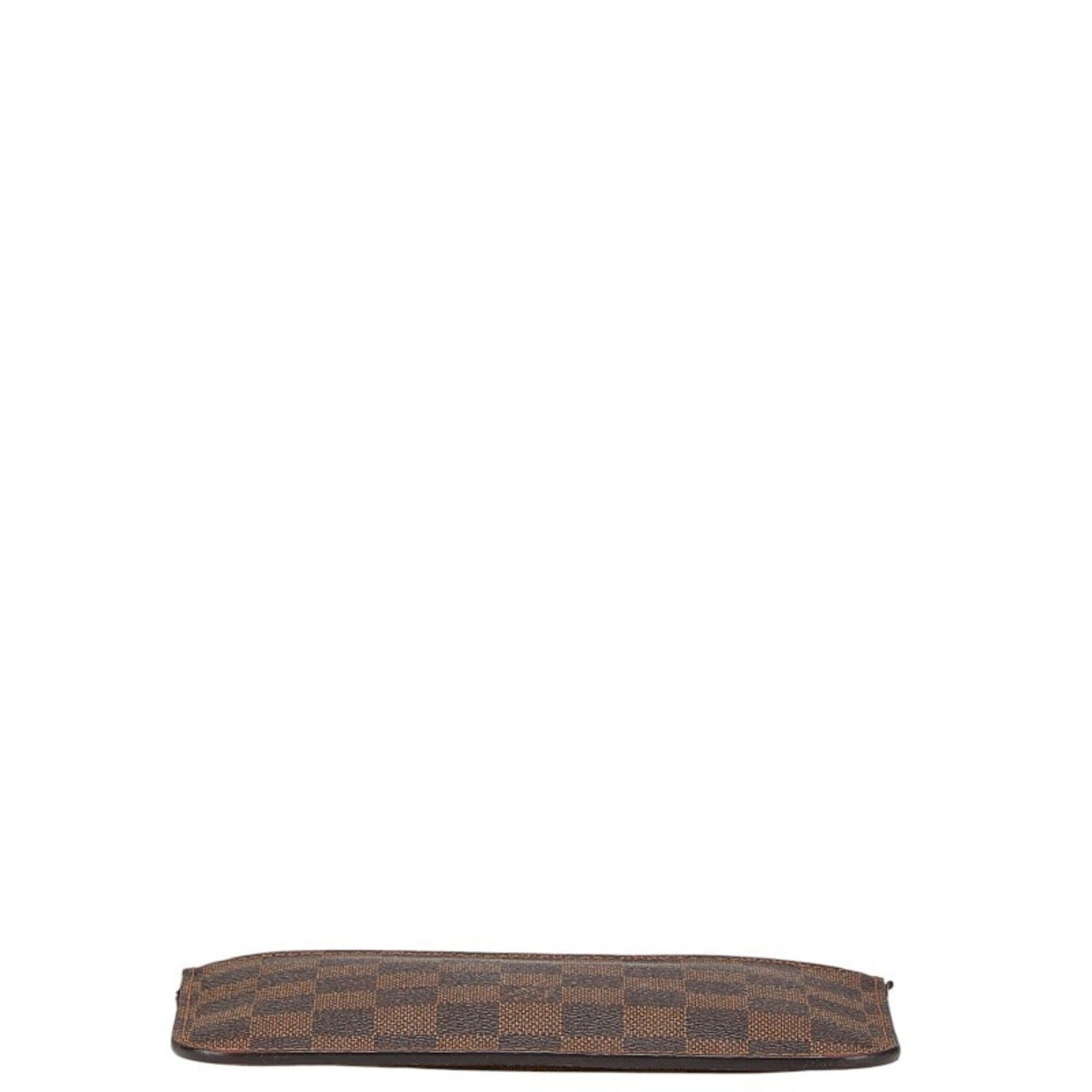 Leather Neverfull Pouch with Slight Wear and Scratches