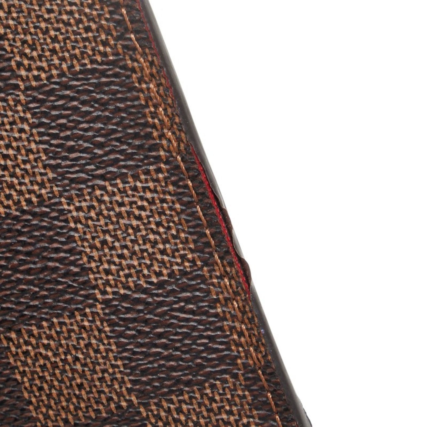 Leather Neverfull Pouch with Slight Wear and Scratches