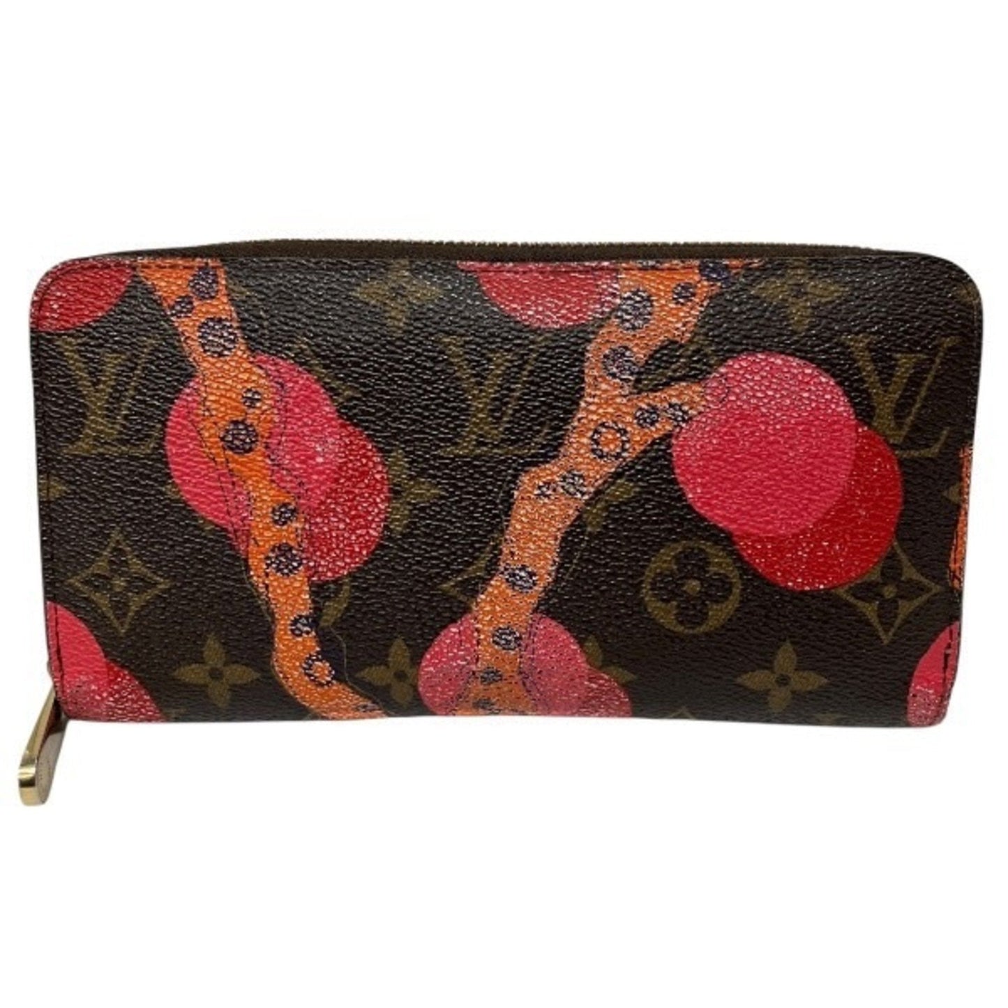 Luxurious Canvas Zippy Wallet with Box and Dust Bag