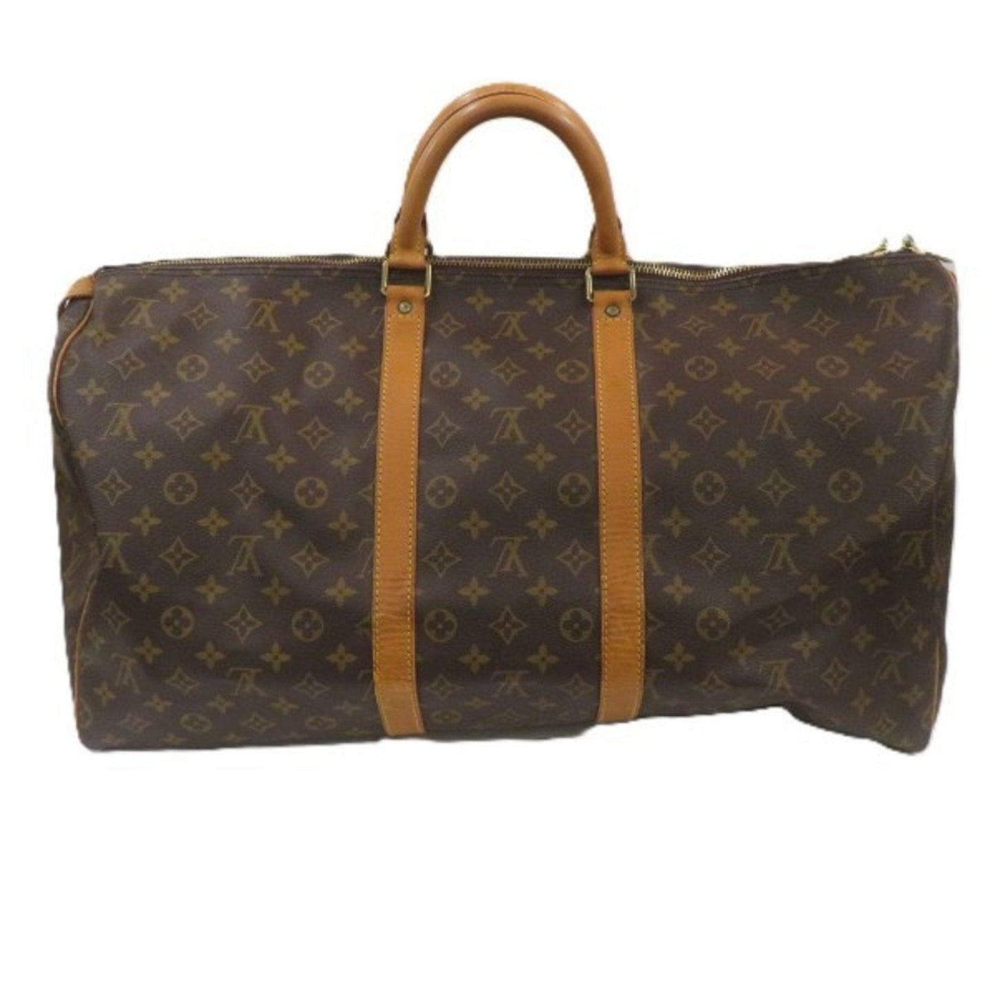 Canvas Keepall with Name Tag and Handle Holder
