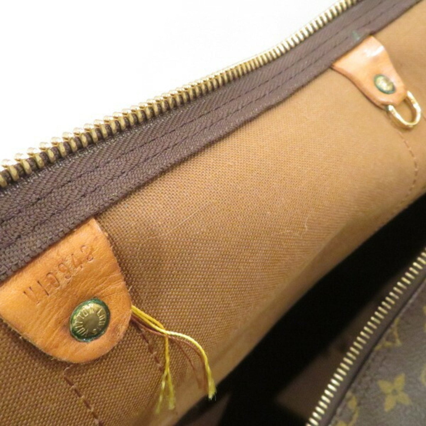 Canvas Keepall with Name Tag and Handle Holder