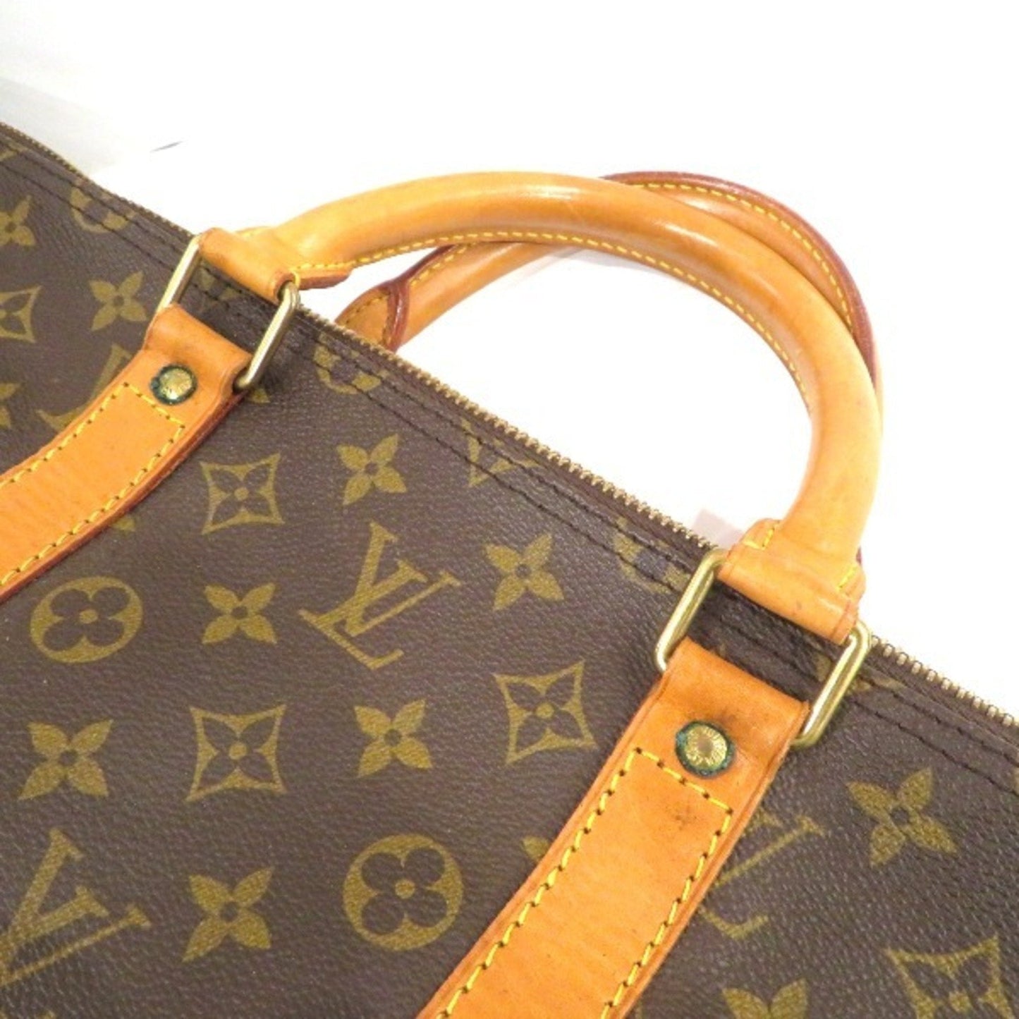 Canvas Keepall with Name Tag and Handle Holder