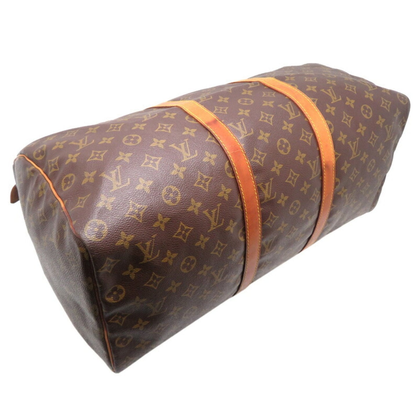 Canvas Keepall Bag with Name Tag and Handle Holder