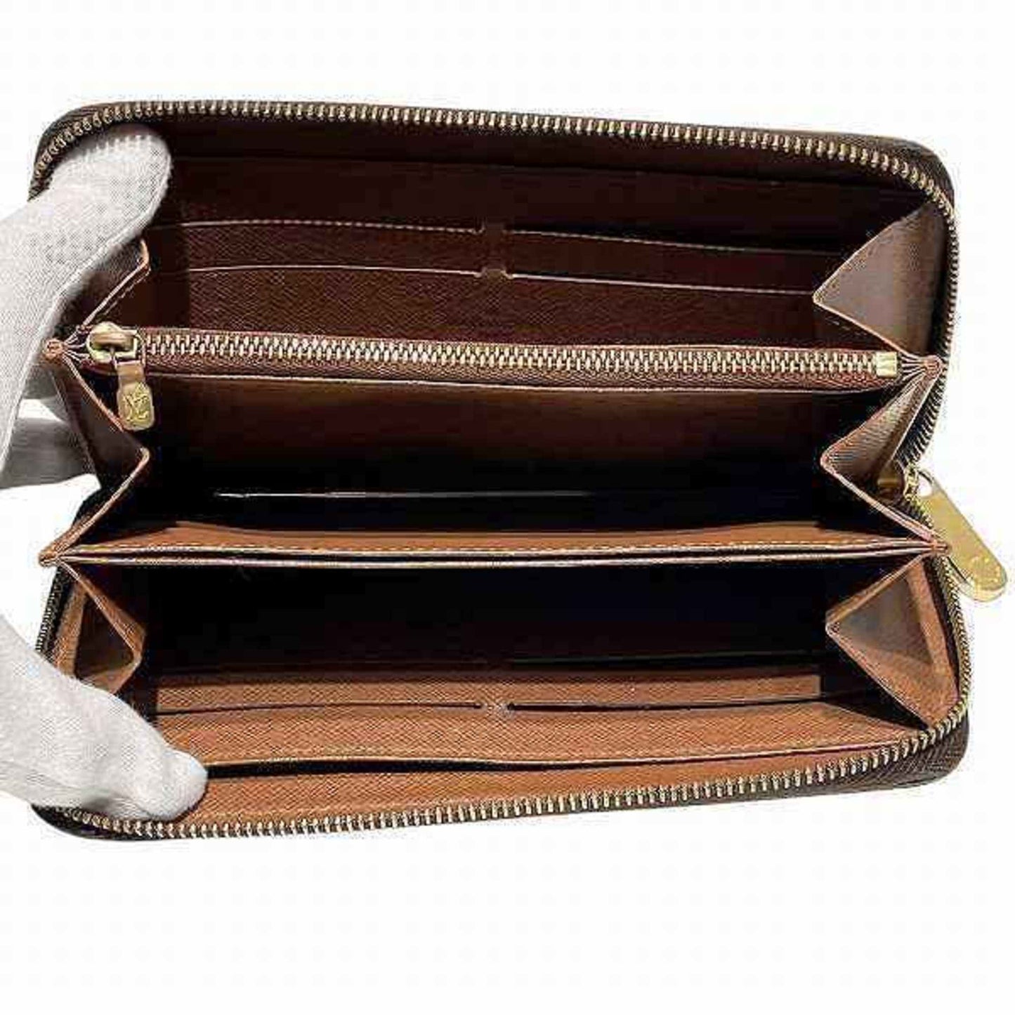 Elegant Canvas Zippy Wallet with Multiple Compartments