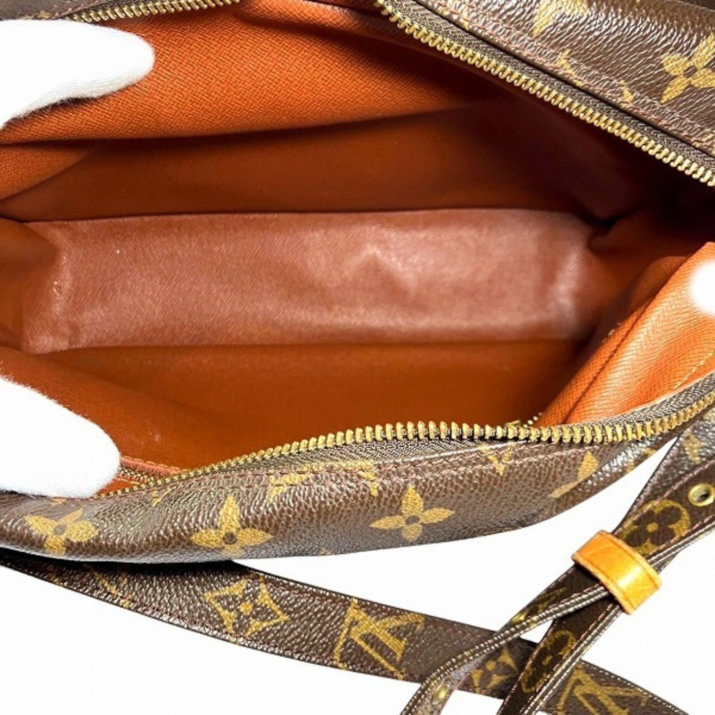 Luxury Canvas Nile Shoulder Bag with Dust Bag