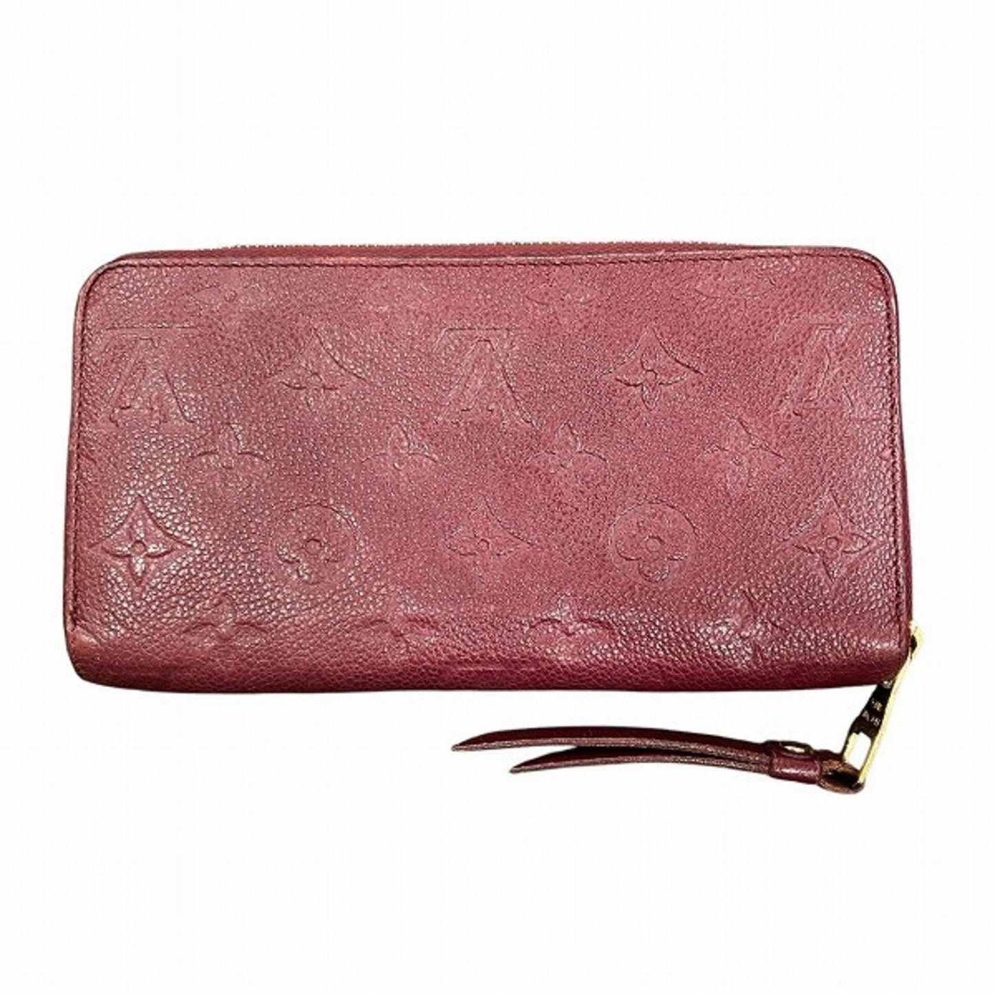 Leather Zippy Wallet with Multiple Compartments and Secure Closure