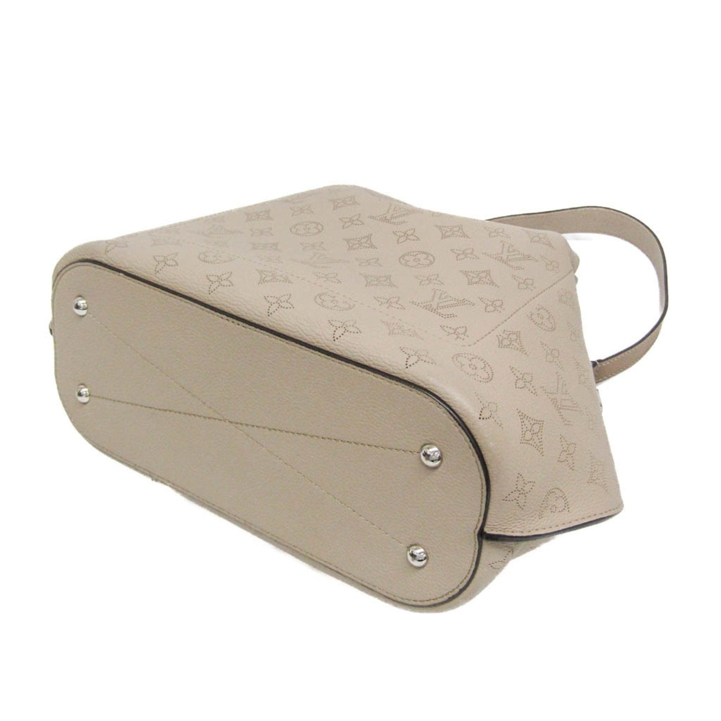 Elegant Leather Mahina Handbag with Timeless Detailing