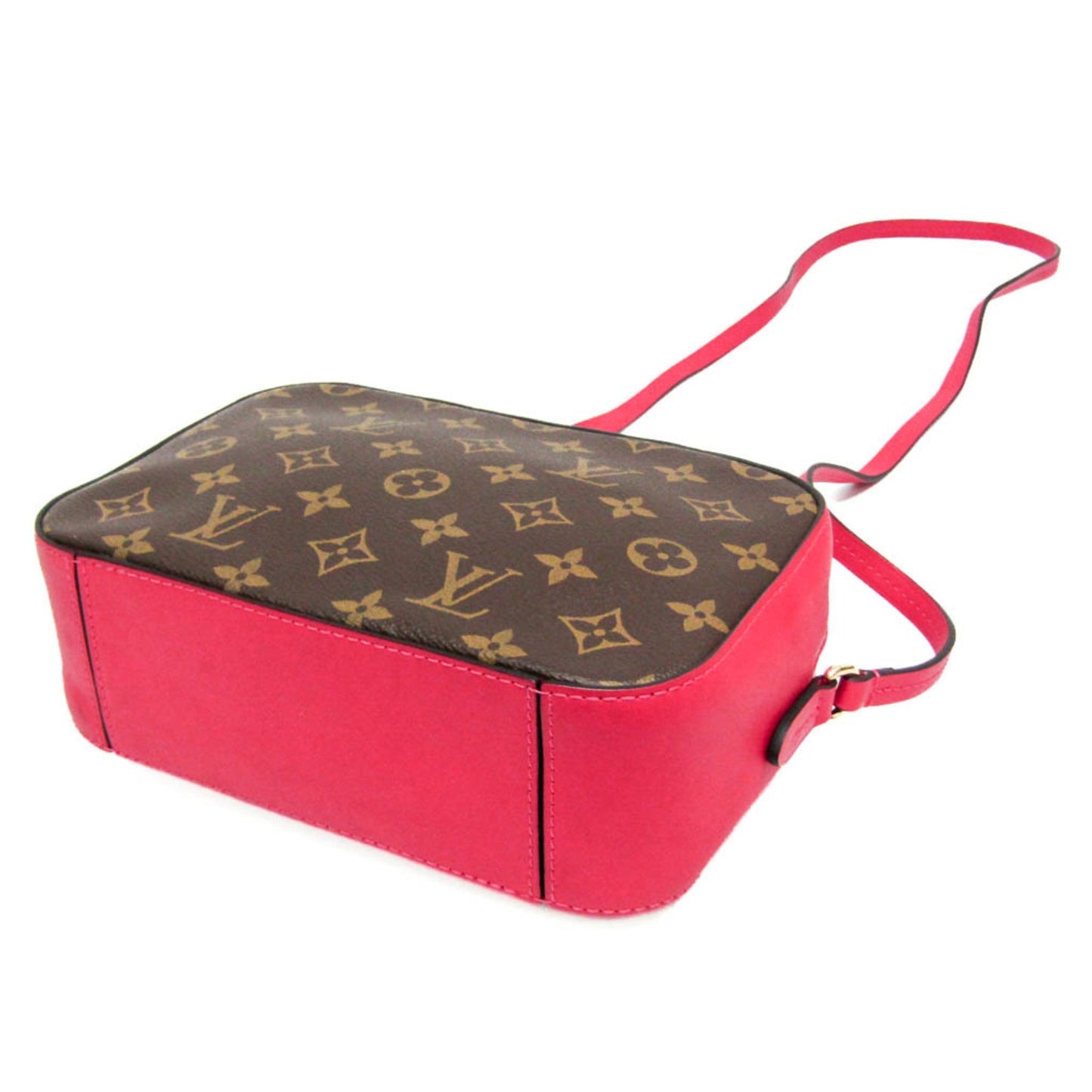 Designer Canvas Crossbody Bag with Adjustable Strap and Metal Fittings