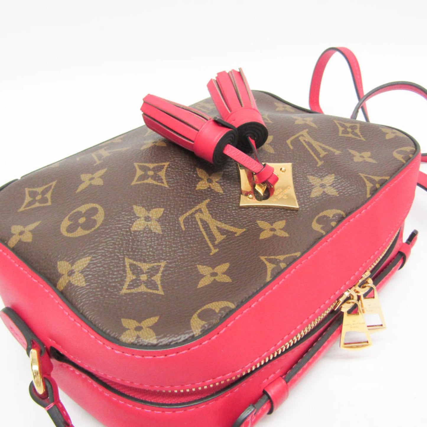 Designer Canvas Crossbody Bag with Adjustable Strap and Metal Fittings