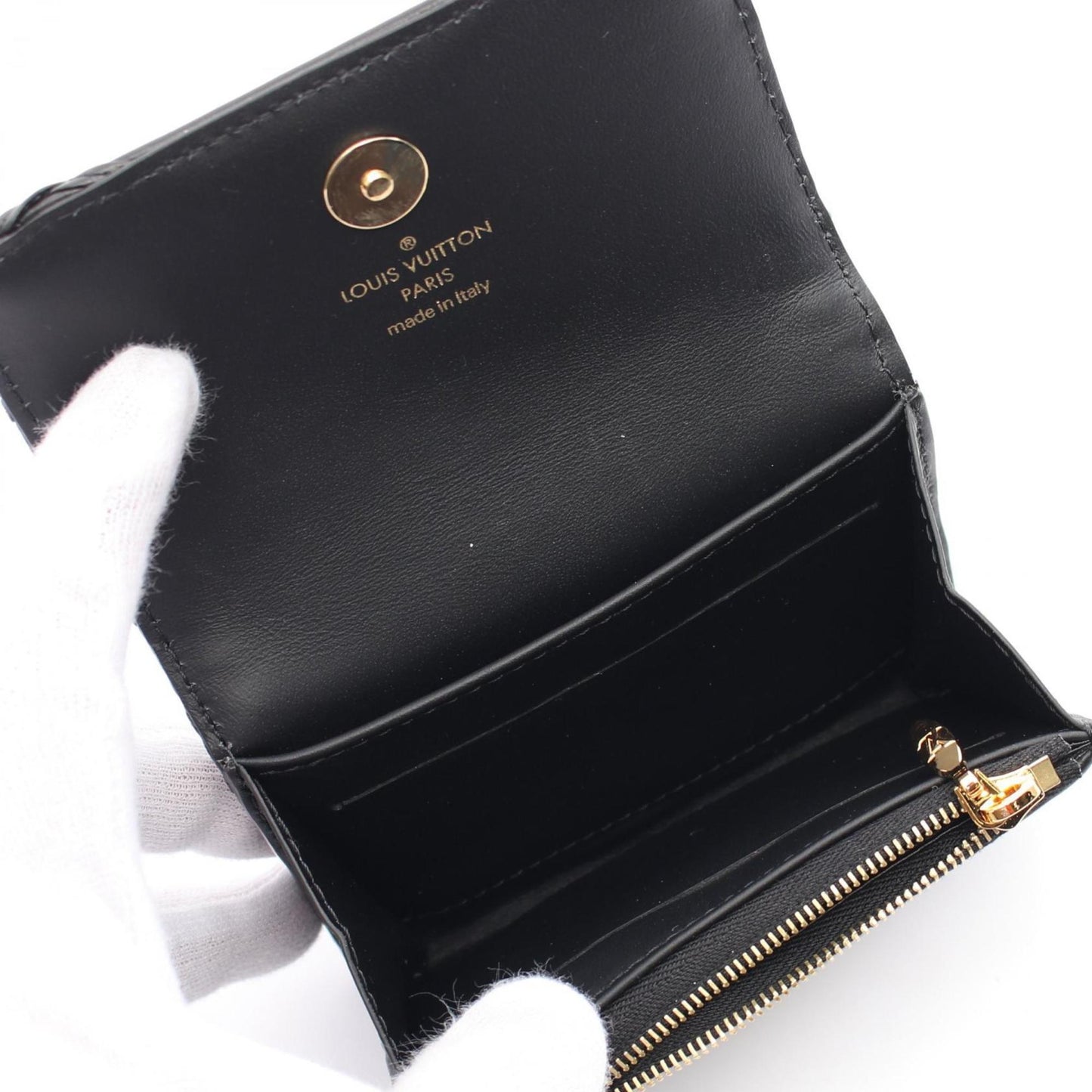 Luxury Leather Wallet with Dust Bag