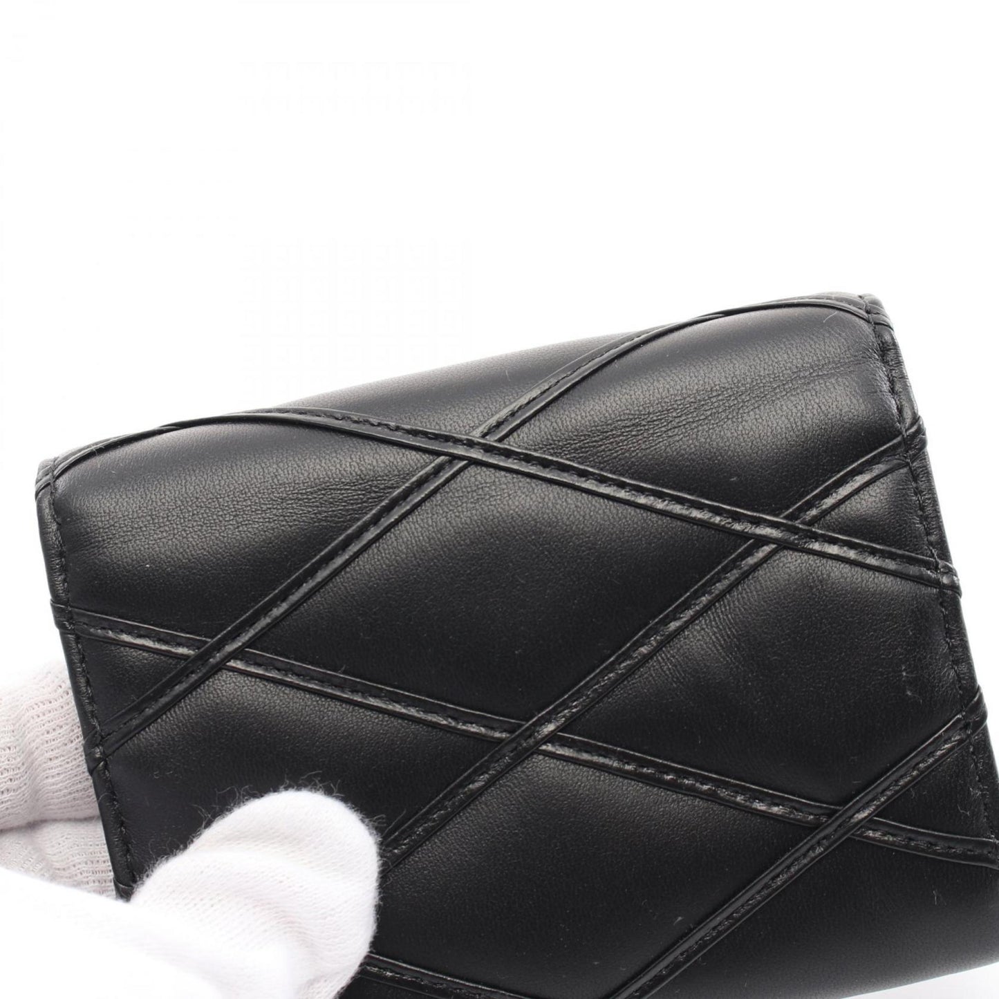 Luxury Leather Wallet with Dust Bag