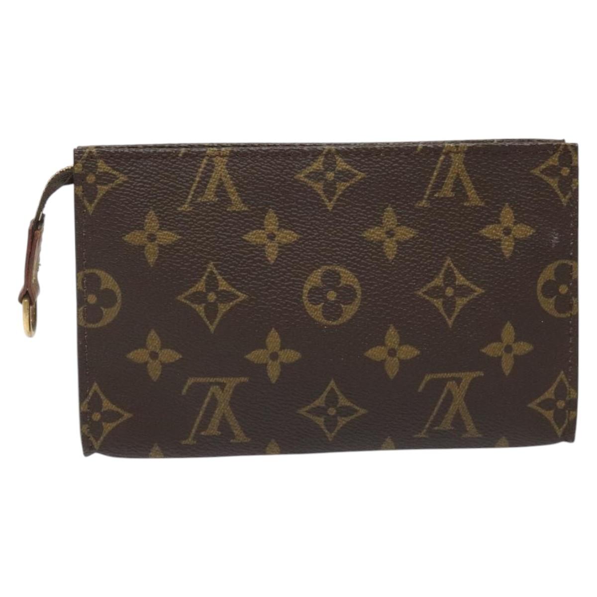 Luxury Canvas Bucket Bag with Minor Sun Damage and Scuffing