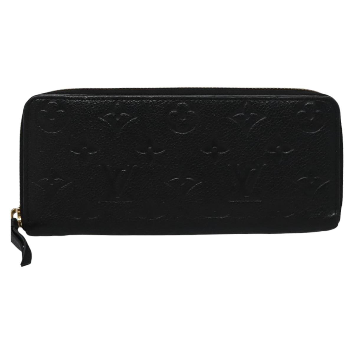 Leather Portefeuille Clemence with Slightly Rubbed Corners and Storage Smell