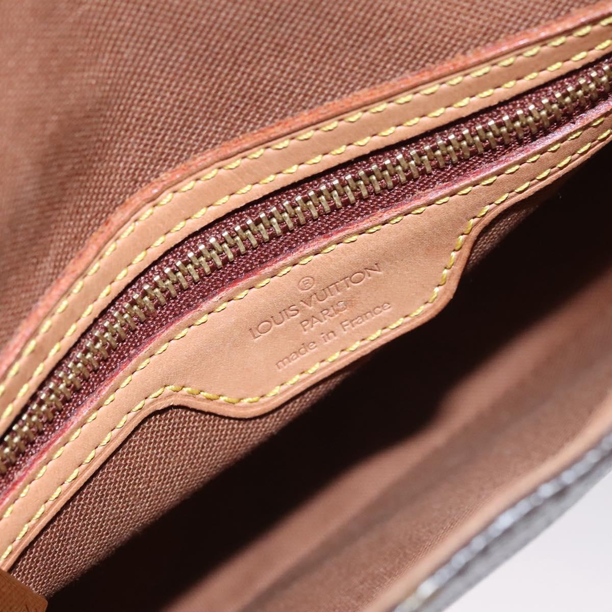 Canvas Looping Shoulder Bag with Multicolour Design
