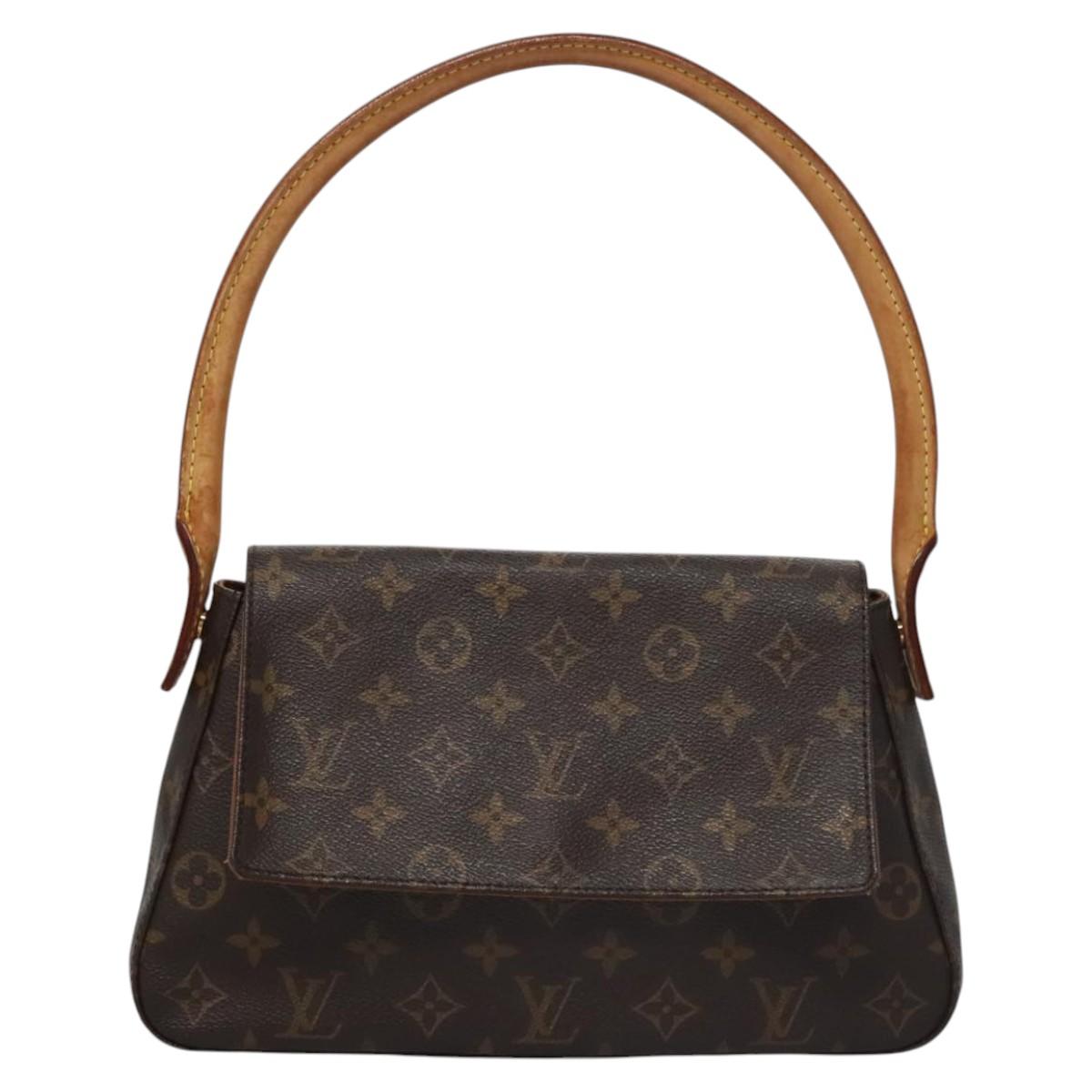 Canvas Looping Shoulder Bag with Multicolour Design