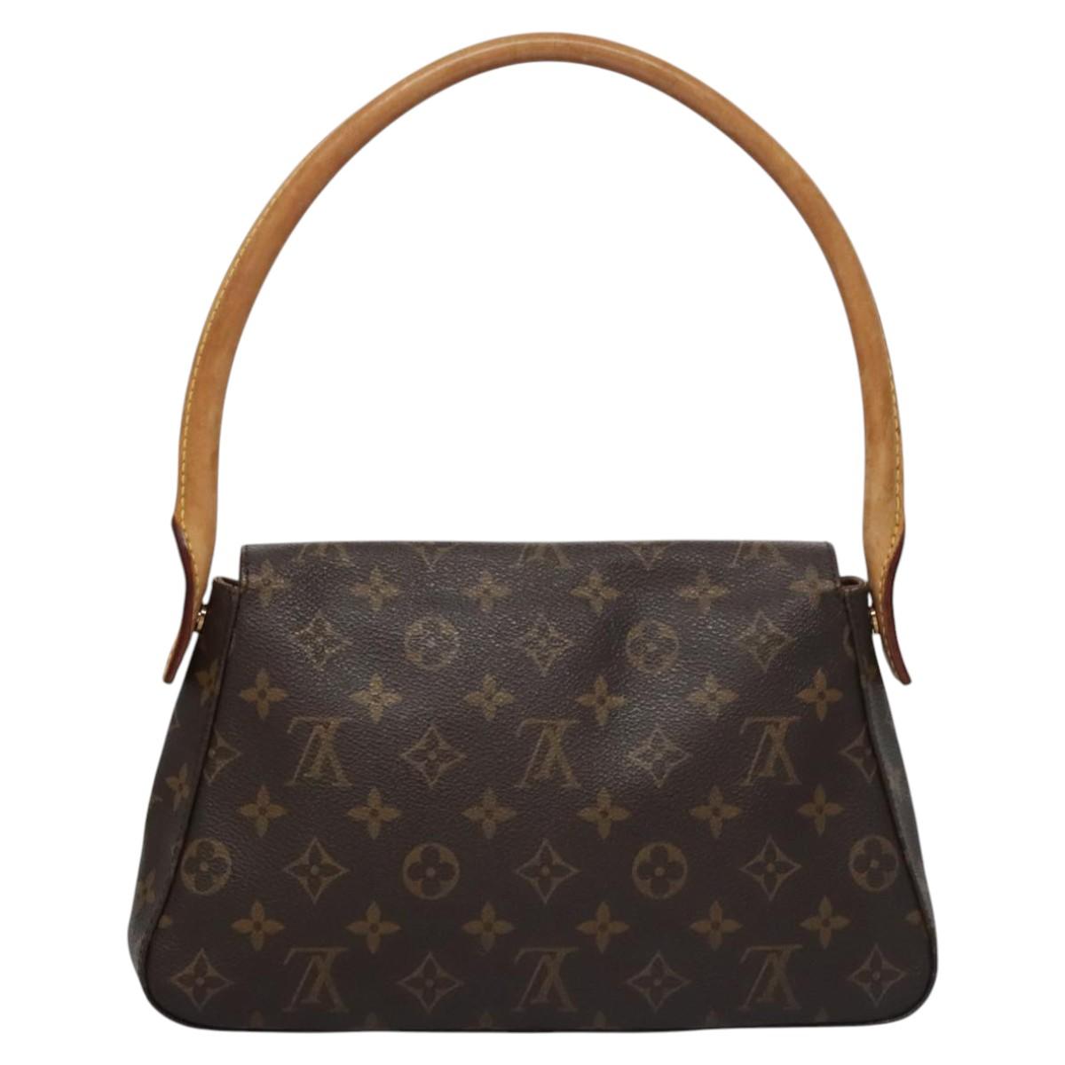Canvas Looping Shoulder Bag with Multicolour Design