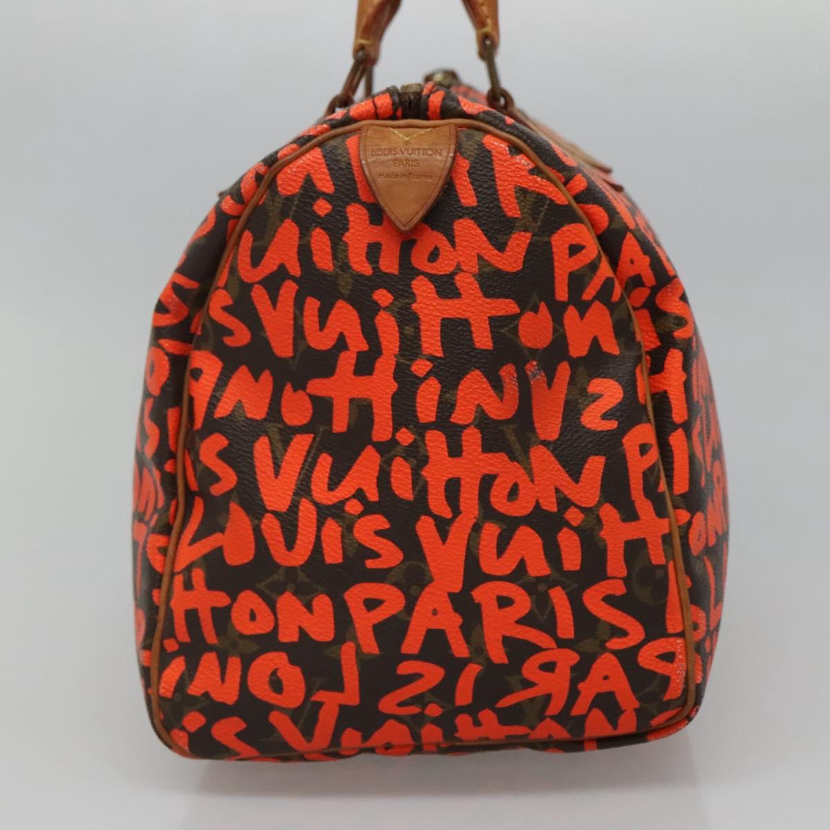 Speedy 30 Canvas Handbag in Good Condition