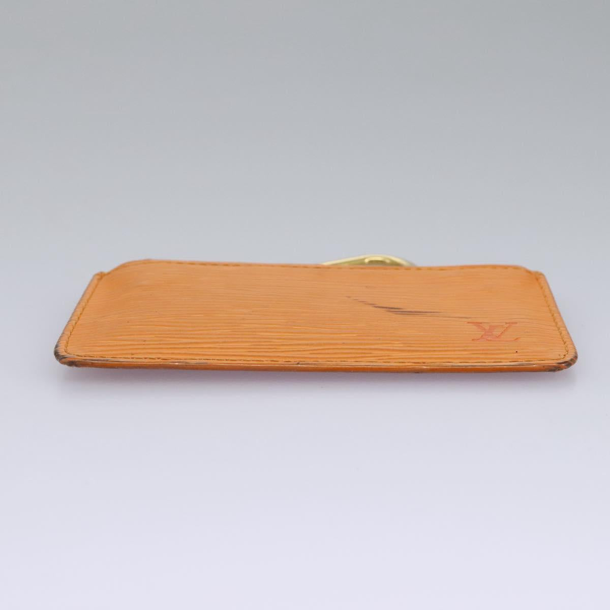Leather Pochette Cles with Stain and Scratches