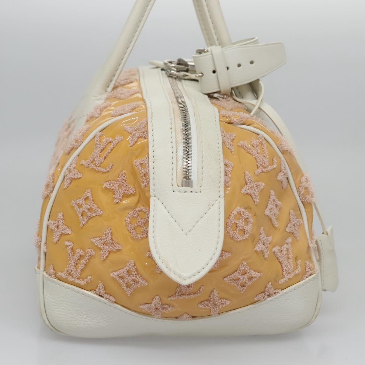 Patent Leather Speedy Round Handbag with Padlock and Key Set
