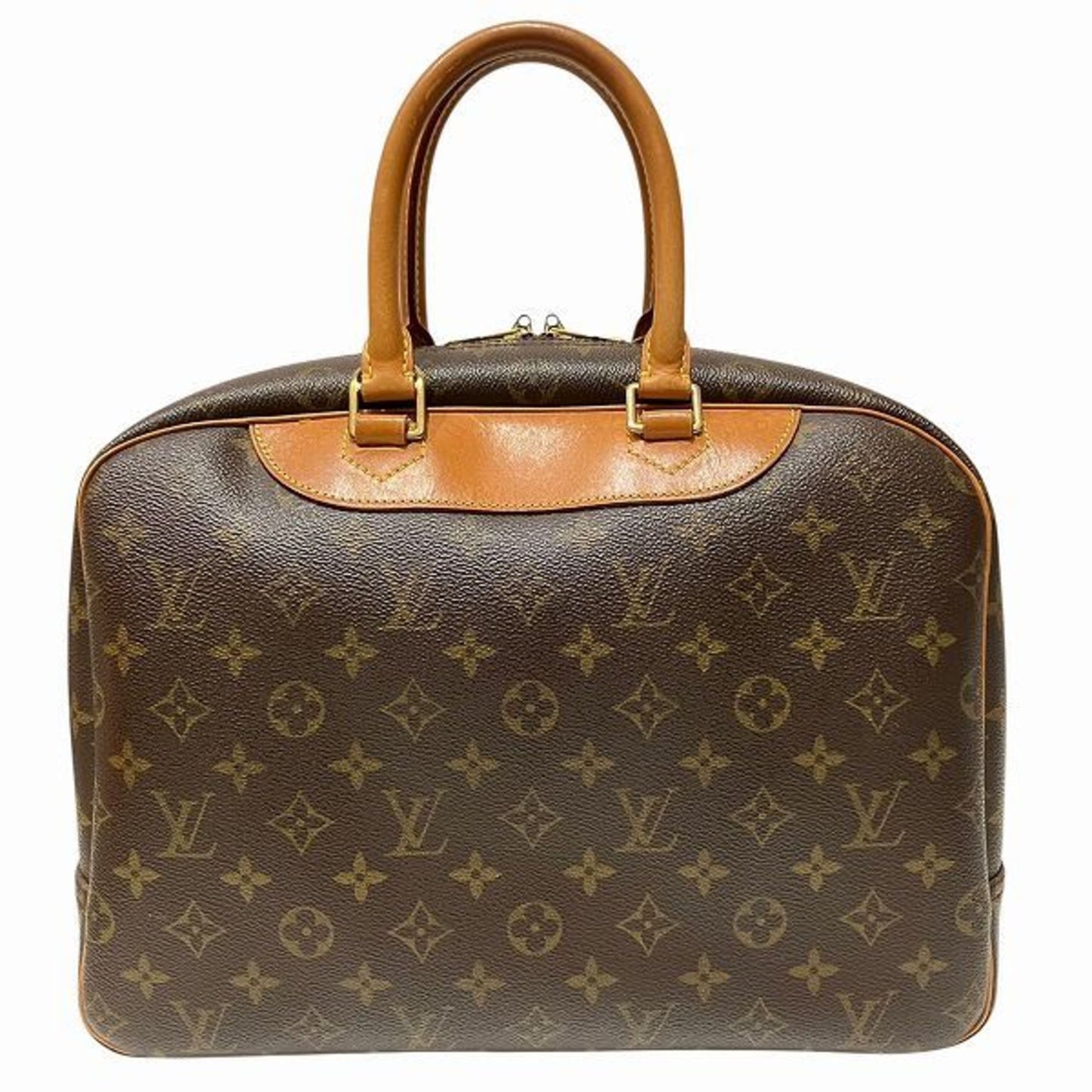 Canvas Deauville Bag with Name Tag and Sun Damage Handle