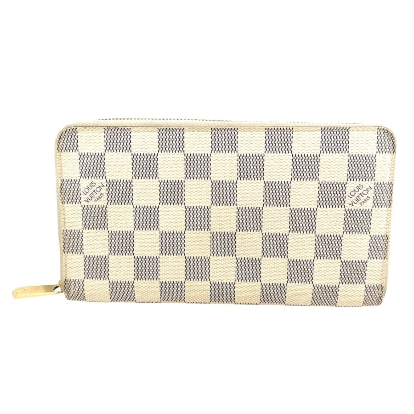 Luxury Canvas Zippy Wallet with Slightly Rubbed Corners