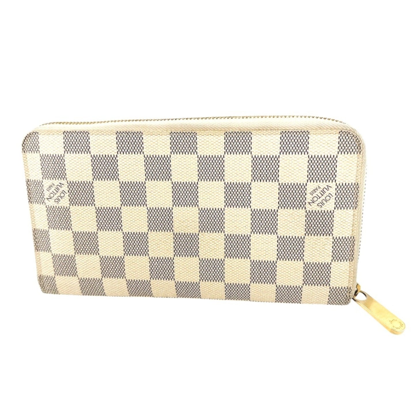 Luxury Canvas Zippy Wallet with Slightly Rubbed Corners