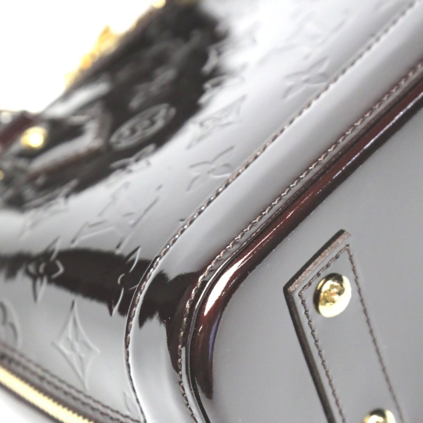 Patent Leather Alma BB with Clochette and Padlock