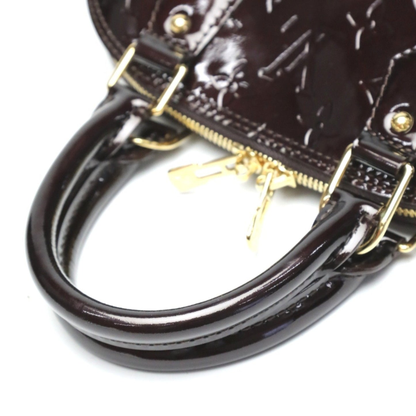 Patent Leather Alma BB with Clochette and Padlock