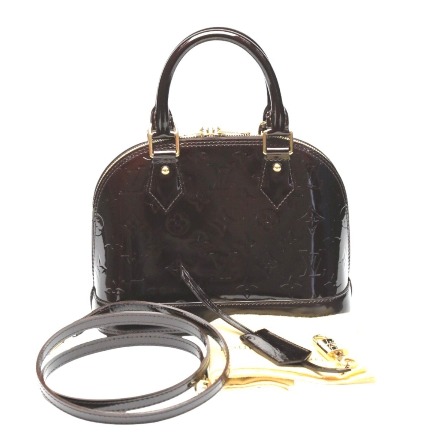 Patent Leather Alma BB with Clochette and Padlock