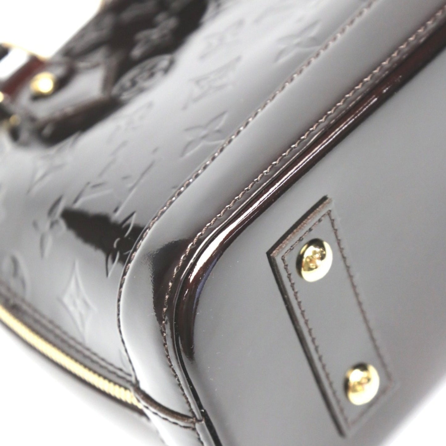 Patent Leather Alma BB with Clochette and Padlock